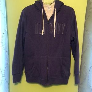 Old Navy fleece lined hooded jacket
